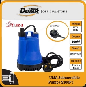 UMA Submersible Water Pump Clean Pool Garden Akuarium Kolam Pond Pam Kolam Ikan - Picture 1 of 17
