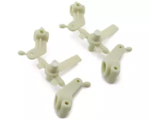 Team Associated RC10T Inline Steering Blocks & Rear Hub Carriers Set (White) - Picture 1 of 2