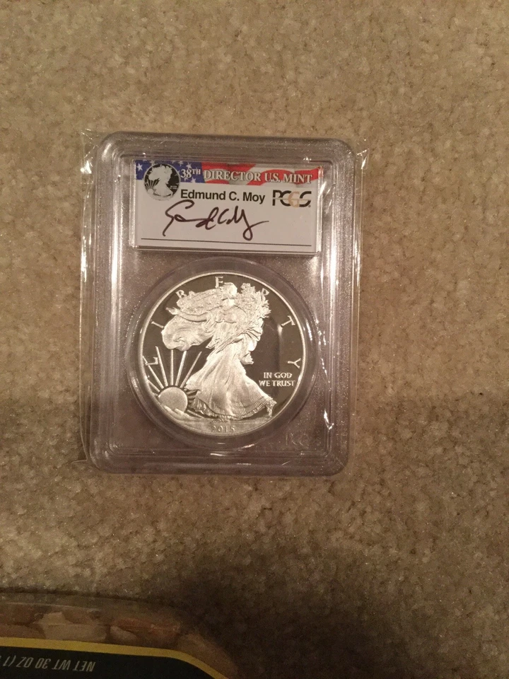 2015 W PCGS PR70DCAM MINT DIRECTORS E MOY 1st Strike 1 of 2015 - Image 1 of 2