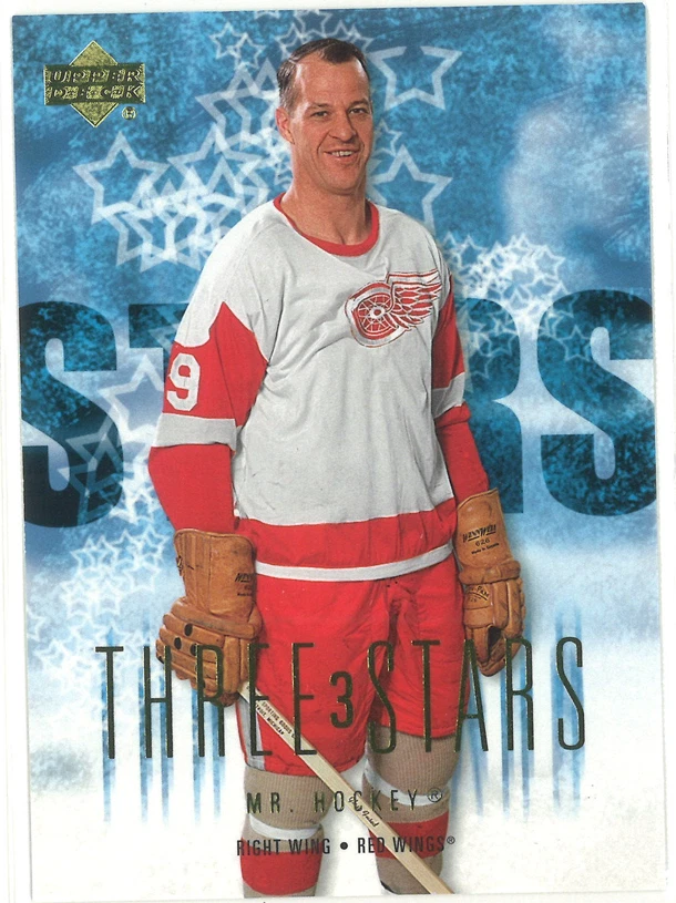 2004-05 Upper Deck Three Stars #AS14 GORDIE HOWE "Mr. Hockey" Detroit Red Wings - Image 1 of 2