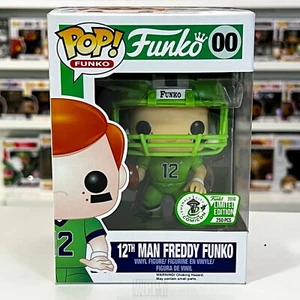Camiseta Funko Pop 12th Man Freddy Funko jugador de fútbol americano #12 ECCC 250 piezas 00 - Imagen 1 de 9