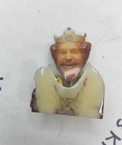 Vintage Burger King Ansteck-/Hutnadel extrem selten "The King" Wackelkopf Pin. - Bild 1 von 4