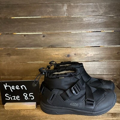 New NWOB Mens Keen Hoodzerra Black Waterproof Winter Snow Ankle Boots Size 8.5 M - Image 1 of 4