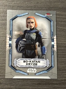 2022 Topps Finest Star Wars Base Bo-Katan Kryze #14 THE CLONE WARS - Picture 1 of 2