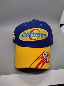 NWT NASCAR Cottman Jeff Burton #9 Roush Racing Cap Hat JBC2401 Team Calibur - Picture 1 of 8