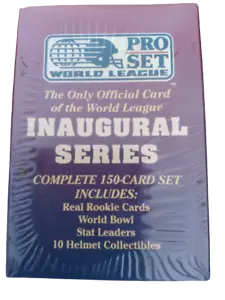 1991 Pro Set WORLD LEAGUE Football Factory Set (150) JASON GARRETT Rookie + - Foto 1 di 2