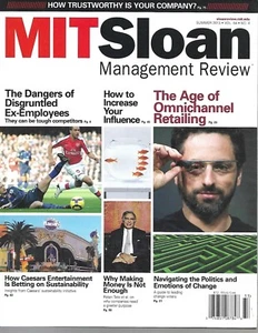 MIT SLOAN MANAGEMENT REVIEW MAGAZINE SUMMER 2013. - Imagen 1 de 1