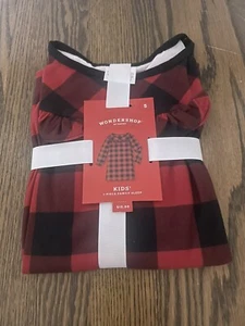 Wondershop Girls Buffalo Plaid Nightgown Christmas Matching Family Pajamas - Picture 1 of 2