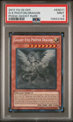 Yugioh Galaxy-Eyes Photon Dragon PHSW-EN011 Ghost Rare PSA 9 - Image 1 of 2