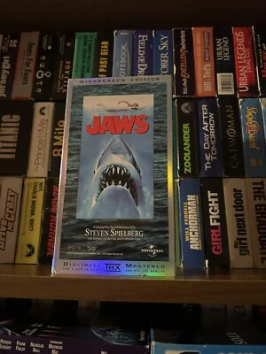 Jaws (1975) 1997 Letterboxed Widescreen VHS THX Certified - Image 1 of 4