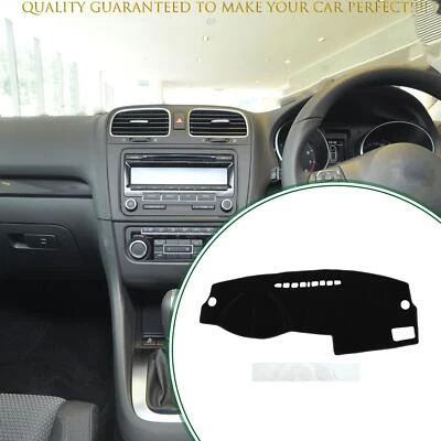 Черный чехол на приборную панель коврик для Volkswagen Golf 4 MK4 1997-2004 годов выпуска - Изображение 1 из 4