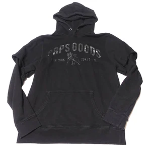 PRPS GOOD & COMPANY Mens M Black hoodie Accent Sleeve No Drawstring - Picture 1 of 9