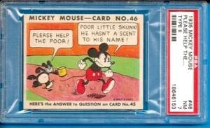 1935 R89 Mickey Mouse #46 Please Help  Psa 7 - Picture 1 of 2