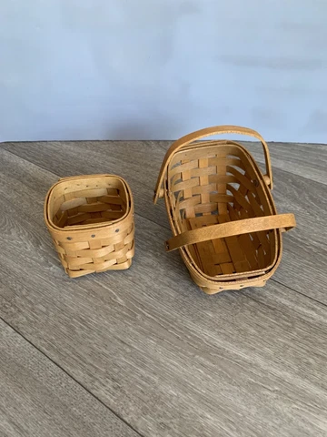 Longaberger Miniature Baskets Lot 2 Cover
