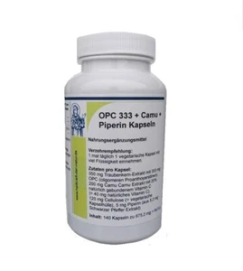 Reinhildis OPC 300 Traubenkern+Camu Camu+Piperin 140Kap, Vegan,Hochdosiert - Bild 1 von 3