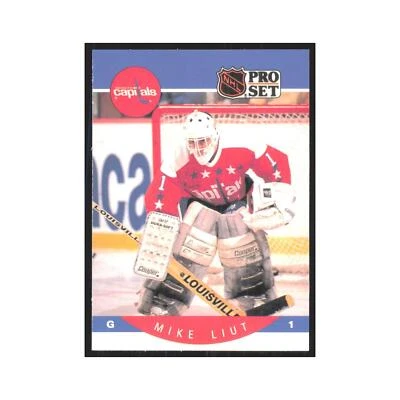 1990 Pro Set Mike Liut Washington Capitals #316 - Image 1 of 3