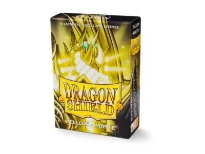 Dragon Shield Japanese Size Sleeves - Yellow (60 Matte Kartenhüllen) NEU & OVP! - Bild 1 von 2