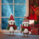 2 Pieces Christmas Table Decorations Tabletop Ornaments for Fireplace Mantel