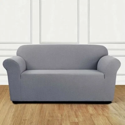 🛋 Funda de cojín de caja de hojas delicadas elásticas SureFit 60” X 70” niebla🆕 Foto 1 de 4