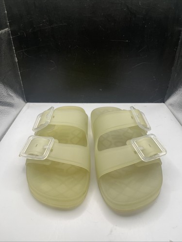 BALENCIAGA Mallorca sandalo in gomma colore giallo taglia 7