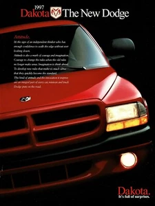1997 Dodge Dakota Base Sport SLT Pickup Truck 32-Page Dealer Sales Brochure - Picture 1 of 1