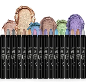 16 Colors Eyeshadow Stick Set, Colorful Matte Eye Shadow Sticks, Eyeshadow Penci - Picture 1 of 12