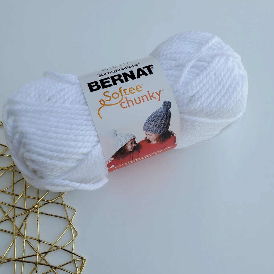 Bernat Softee Chunky Yarn, Acrylic Super Bulky 3.5 oz/100g ,Choose Colors - Image 1 of 1