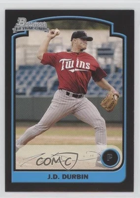 2003 Bowman Silver /250 JD Durbin #181 Rookie RC - Image 1 of 2