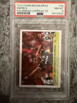 2022 Panini Brazil Palmeiras 2022 Champions Wonderkid Endrick Rookie Sticker 36 - Image 1 of 2