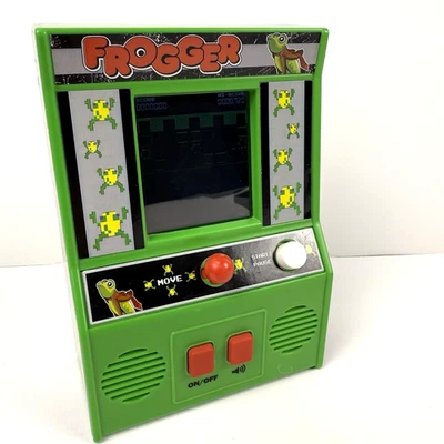 Frogger Retro Arcade Classics Electronic Mini Handheld Arcade Game Konami Tested - image 1 of 4