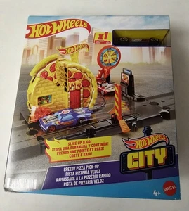 Juego de pista de recogida de pizza Hot Wheels City Speedy - Imagen 1 de 5