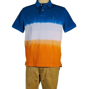 Polo Ralph Lauren Tie Dye Polo Shirt Short Sleeve Casual Mens Sz XXL NWT $110 - Picture 1 of 5