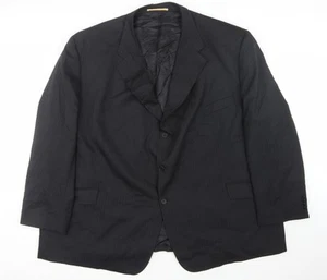 Solid Clothing Men's Black Striped Blazer 62R - Picture 1 of 12