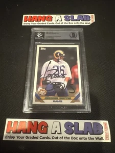 Jerome Bettis RC Auto 1993 Topps  166 Signed Rookie HOF Autograph - Picture 1 of 2