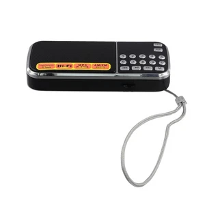 AM Radio Digital Portable Stereo Speaker MP3 Audio Player Radio LED1556 - Foto 1 di 7