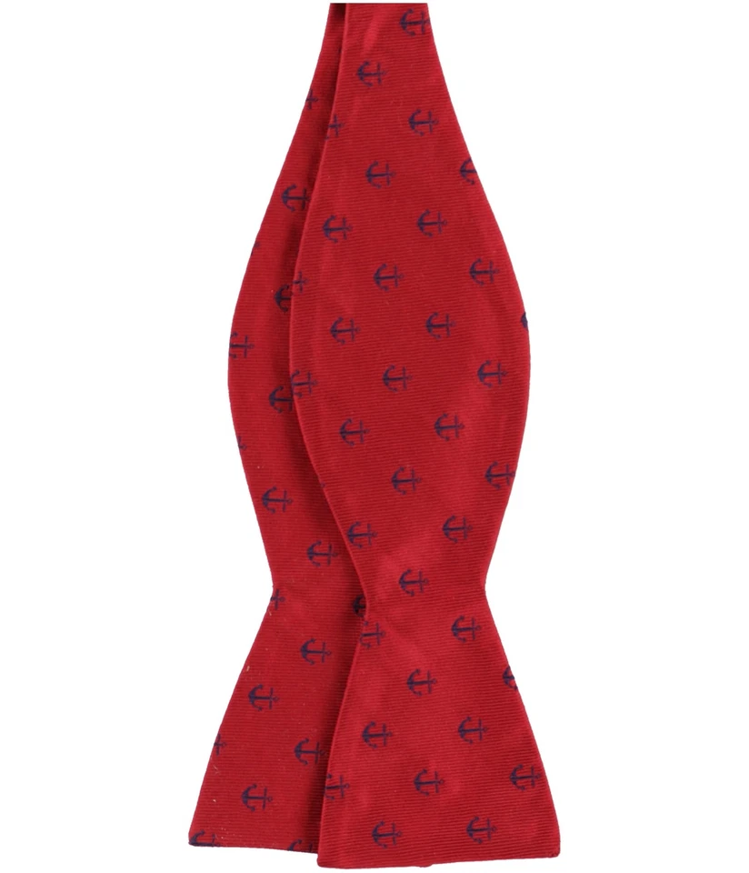 Gravata borboleta pré-amarrada masculina âncora Countess Mara, vermelha, tamanho único - Imagem 1 de 1