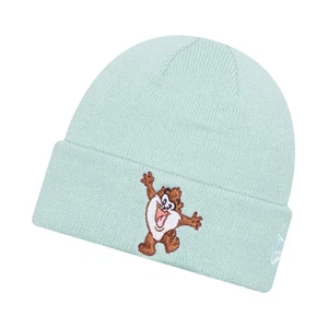 New Era Kids Taz Cuffed Beanie Hat - Looney Tunes Knit - Sky Blue - Picture 1 of 1