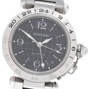 CARTIER Pasha C Meridian W31079M7 Date black Dial Automatic Boy's Watch_865366 - Picture 1 of 8