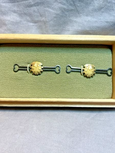 Well Signed Japanese BOXED KATANA SIZED Gold & Shakudo CLAN MON Menukis - Picture 1 of 8
