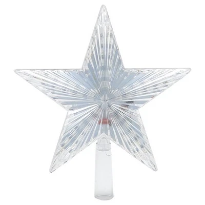 Christmas Tree Topper Star Warm White Light Christmas Tree Decor for Christmas - Image 1 of 4