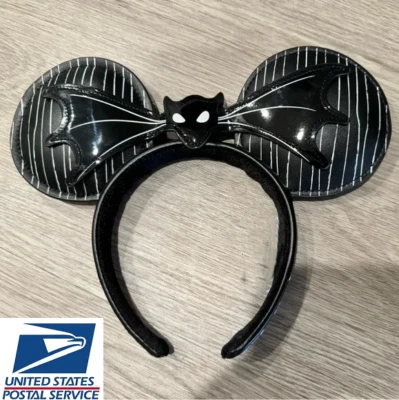 Disney Parks Bat Ears Headband Exclusive The Nightmare Before Christmas - Image 1 of 4