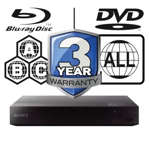 Sony Blu-ray Player BDP-S3700 Full Multi Region BDPS3700B.CEK  - Picture 1 of 11