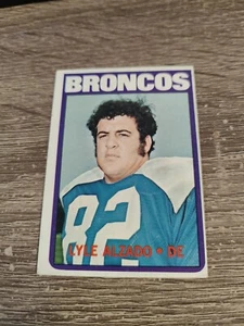 LYLE ALZADO RC 1972 TOPPS #106 BRONCOS YANKTON COLLEGE SCHAUSPIELER KOSTENLOSER VERSAND - Bild 1 von 2