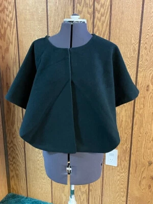 Capelet de lana verde bosque para mujer para recreaciones de cita siglo XVIII Foto 1 de 2