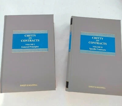 New - Chitty On Contracts 34th Edition Vol 1 & 2 Set Hardback - Image 1 of 3