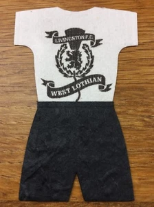 Clearout 10 x Mulberry FOOTBALL KIT Team Toppers LIVINGSTON FC WEST LOTHIAN BNIP - Picture 1 of 1