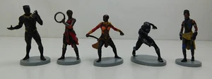 Disney Marvel Black Panther 4" Action Figure Cake Toppers Lot 4 - Picture 1 of 9