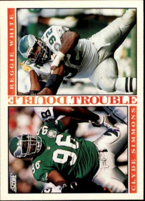 1993 Score #416 Clyde Simmons DT - NM - Image 1 of 2