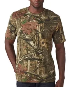 Code Five Men's Small Mossy Oak Woodland Camouflage T-Shirt - 100% Cotton - Picture 1 of 9