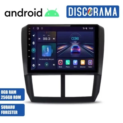 AUTORADIO ANDROID 8/256GB SUBARU FORESTER 2007-2013 STEREO AUTO TOUCH 9" WIFI - Immagine 1 di 4